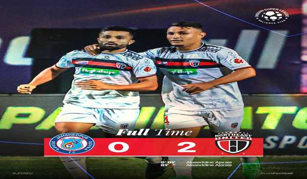 NorthEast United FC beat Jamshedpur FC 2-0 in ISL