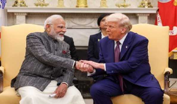 US President Trump welcomes India