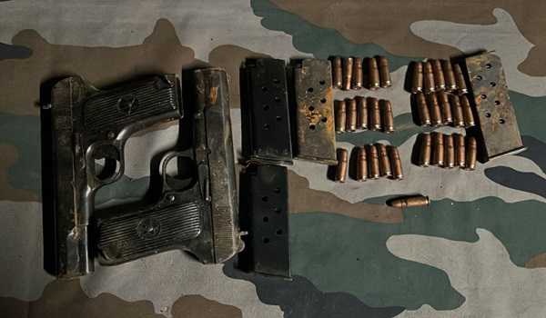 J&K: Security forces recover arms and ammunition during search operation in Kupwara