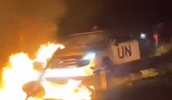 Senior UN peacekeeping officer injured, vehicles torched in Beirut