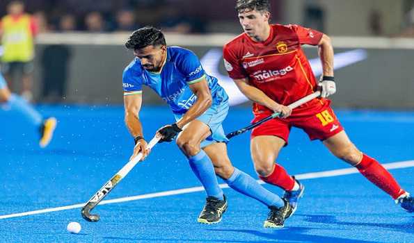 India stun Spain with 2-0 victory in FIH Hockey Pro League