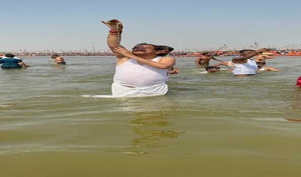 Maha Kumbh  unique example of service and dedication: SPS Baghel