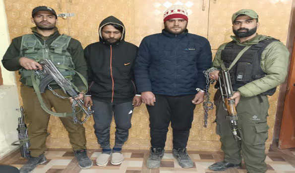J&K: Police arrests two accused involved in culpable homicide in Srinagar