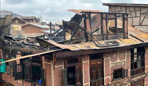 Specially abled person charred to death