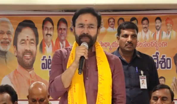 Union Minister Kishan Reddy urges teachers to ensure victory of BJP