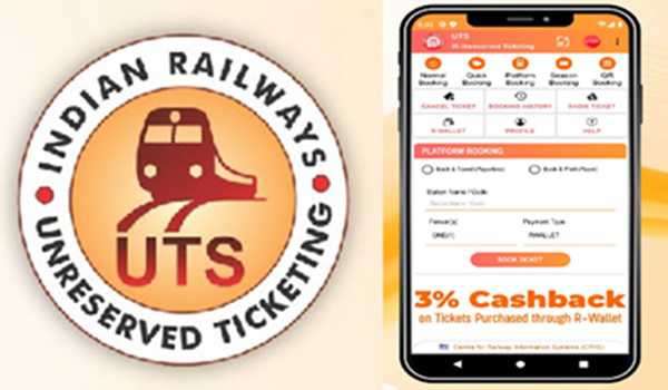 SCR: Purchase rly tickets through r-wallet in UTS mobile app and avail 3pc cashback