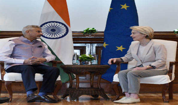 EAM Jaishankar calls on European Commission President Ursula von der Leyen