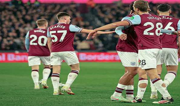 Premier League: West Ham Sinks Leicester 2-0 & climb to top 15 in points table