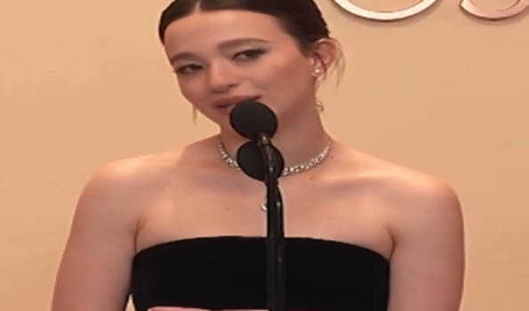 Mikey Madison wins Best Actress award at Oscars for film 'Anora'
