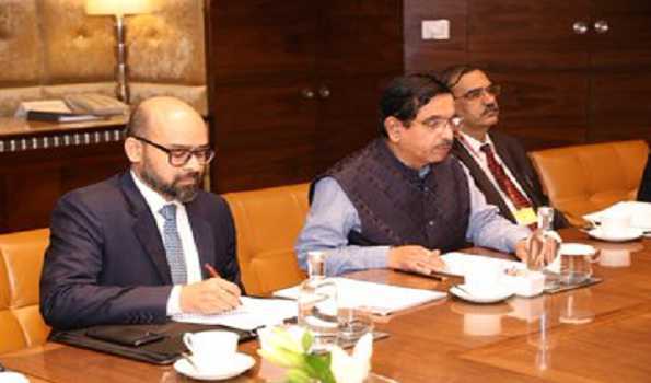 Guyanese PM Mark Phillips discusses cooperation in Renewable Energy with Minister Pralhad Joshi