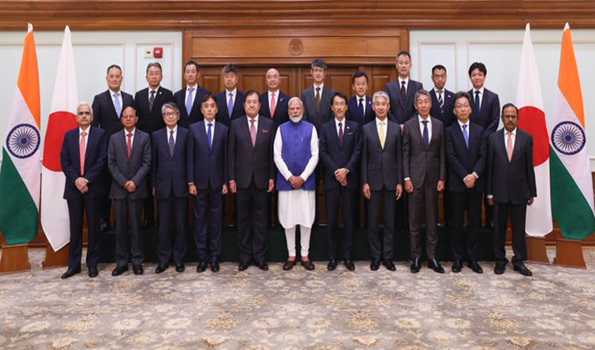 Japanese business delegation calls on PM Modi