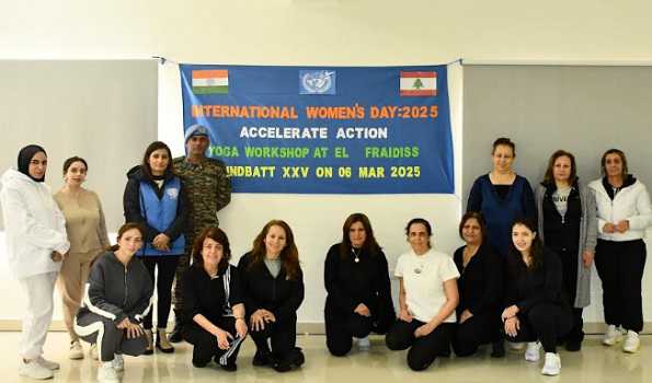 Indian Battalion with UNIFIL celebrates International Women