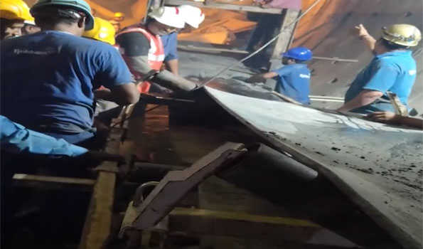 Telangana Govt intensifies rescue efforts at SLBC tunnel collapse