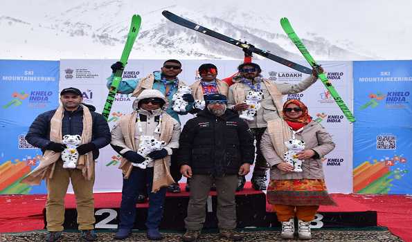 Skier Siddhartha Gadekar from Pune clinches gold in KIWG at Gulmarg