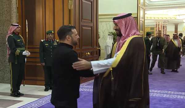 Saudi crown prince meets Zelensky