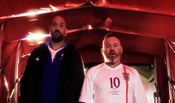 Wayne Rooney & Tyson Fury to manage England at Soccer Aid