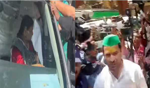 ED quizzes RJD leaders Rabri Devi and Tej Pratap Yadav