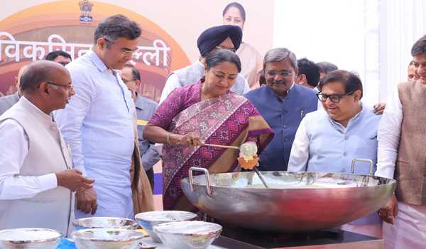 Kheer ceremony held for first time in Delhi Vidhan Sabha premises