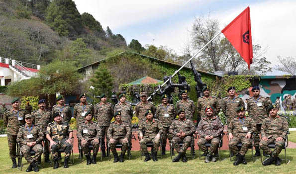GOC White Knight Corps reviews security in Rajouri sector