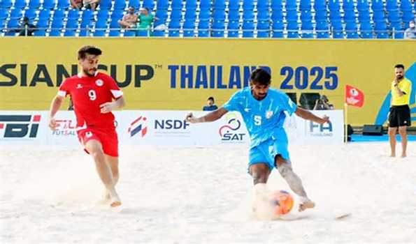 India go down to mighty Lebanon in AFC Beach Soccer Asian Cup