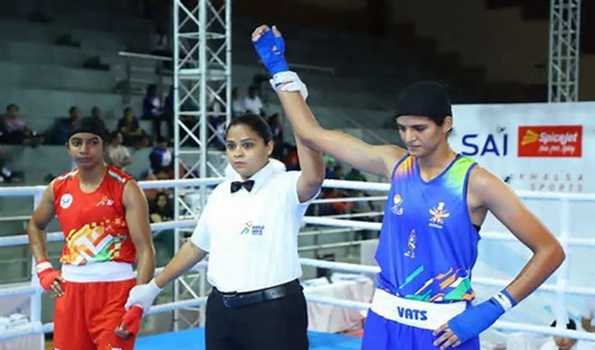 Minakshi Defeats Nitu Ghanghas in Women’s Nationals Boxing Championship