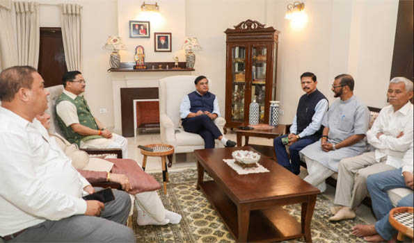 CM Sarma holds meeting with NDA MPs from Assam over gamut of issues