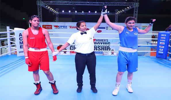 Minakshi, Anamika storm into Finals at 8th Elite Women’s National Boxing Championship