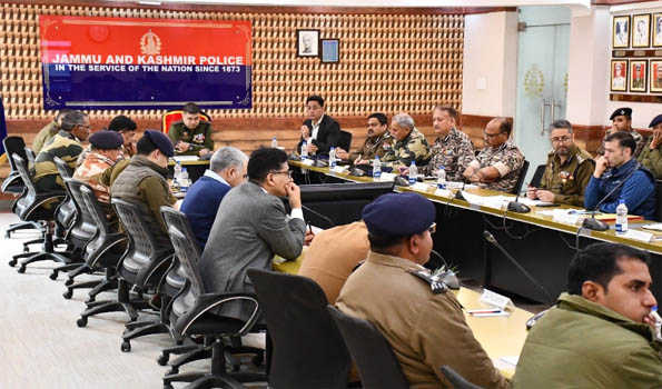 IGP Kashmir reviews security arrangements ahead of coming festivals and Amarnath Yatra