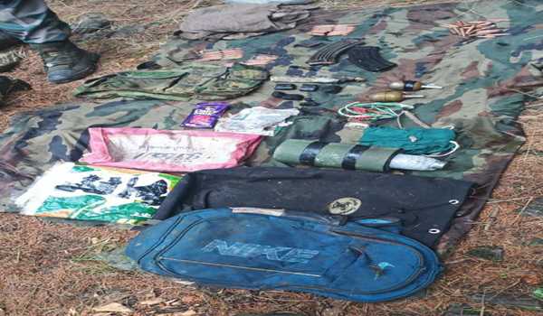 Cache of arms and ammunition recovered in Baramulla forest