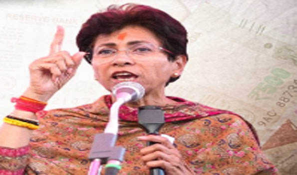 Cong MP Selja writes to Haryana CM on severe water crisis in 20 villages in Sirsa district