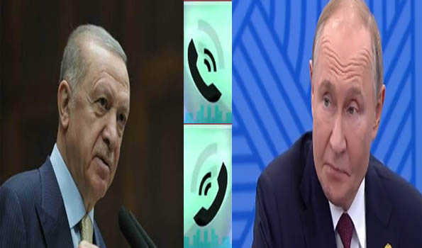 Erdogan, Putin discuss Syria stability, Black Sea security in phone call