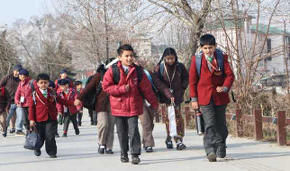 School timing revised in Kashmir schools from April 1