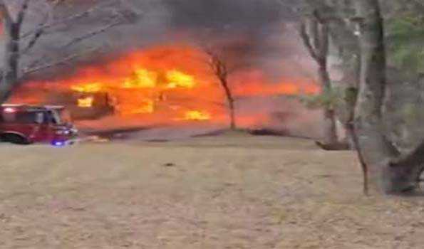 Plane crashes in US Minnesota residential area
