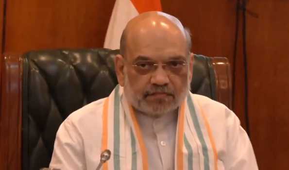 Shah welcomes surrender of 50 Naxalites in Bijapur