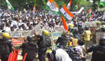 Odisha Assembly gherao agitation by Congress turns violent; 12 Cops, several Congress workers injured
