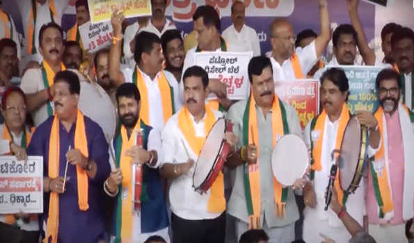 Karnataka BJP intensifies agitation over price hikes, demands rollback
