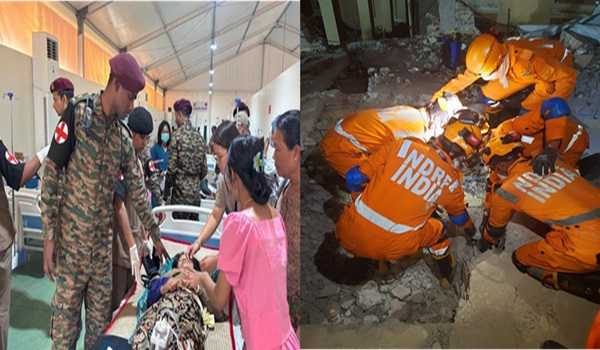 Op Brahma: Indian Army Field Hospital in Mandalay treats nearly 400 patients, NDRF team recovers 50 bodies