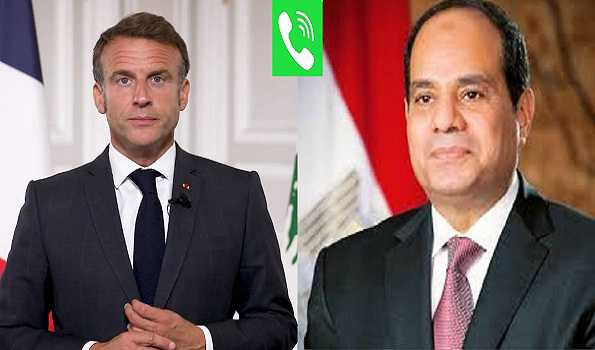 Egyptian, French leaders call for immediate ceasefire in Gaza