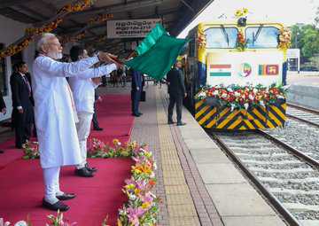 PM Modi, Sri Lankan President Dissanayaka jointly inaugurate railway projects in Anuradhapura