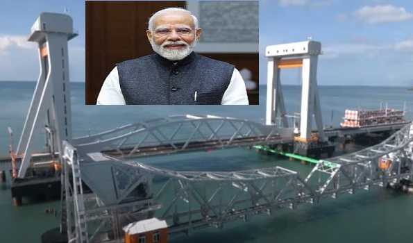 PM Modi inaugurates new iconic Pamban bridge