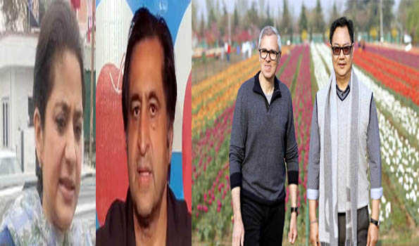Opposition slams Omar Abdullah for welcoming Rijiju after Waqf Bill push