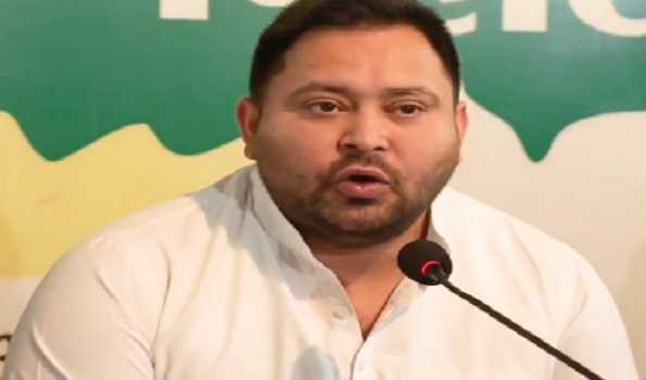 NDA government functioning with connivance of criminals: Tejaswi