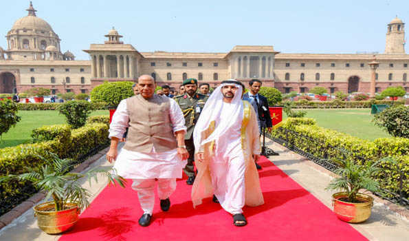Rajnath and UAE Dy PM discuss strengthening defence cooperation