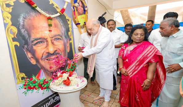 Amit Shah visits Tamilisai