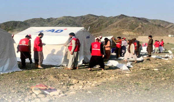 Afghan authorities build shelters for returned refugees in E. Afghanistan