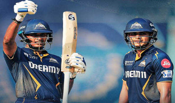 IPL 2025 : Gill, Sudharsan fifties power GT to 180/6