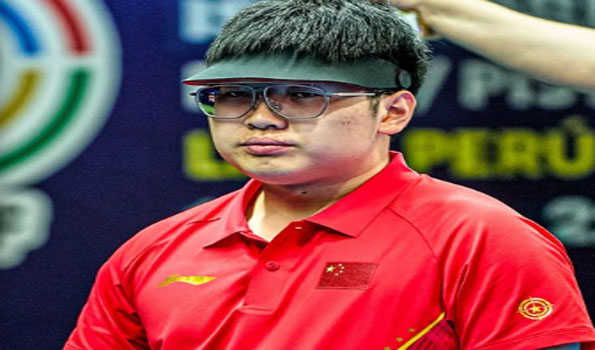 Hu Kai of China claim 10m air pistol gold at ISSF World Cup