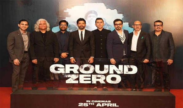 Premiere of Bollywood action thriller Ground Zero held in Srinagar