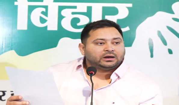 Rampant corruption under Nitish regime in Bihar: Tejashwi