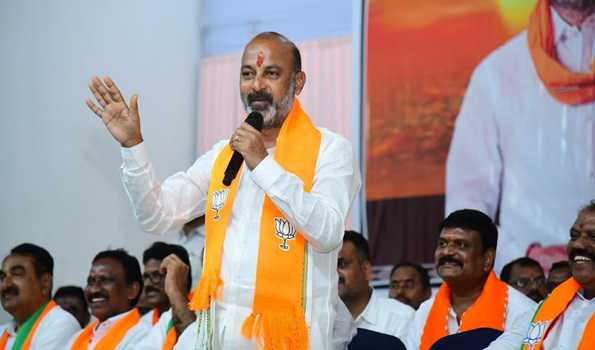 Bandi Sanjay slams BRS, Congress over GHMC MLC poll boycott; Urges voters to defeat AIMIM